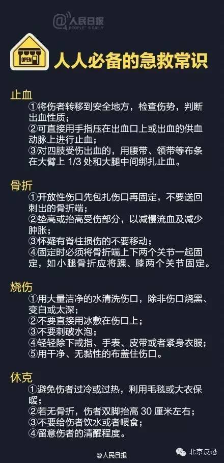 你必须了解的反恐基本常识